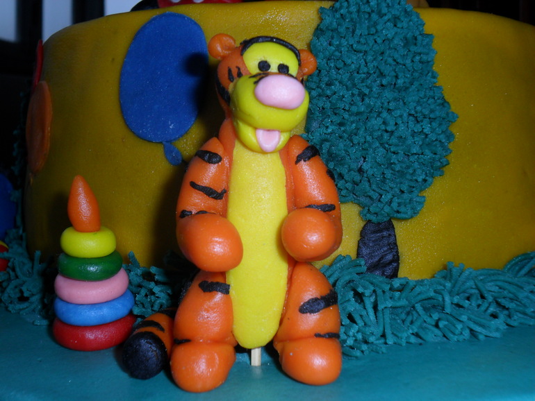 Любимому крестнику тортик на 2 годика!!! Покритикуйте!!!