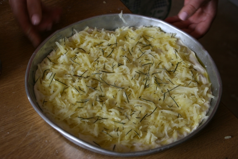 Пицца с картофелем