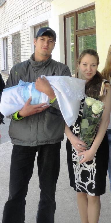 Появление моего  чуда. РОДЫ. 5-е мая) Павел -  3800  кг и 51 см.