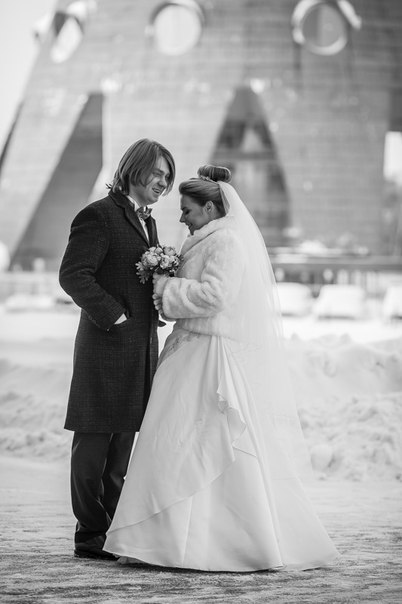 У меня была зимняя свадьба