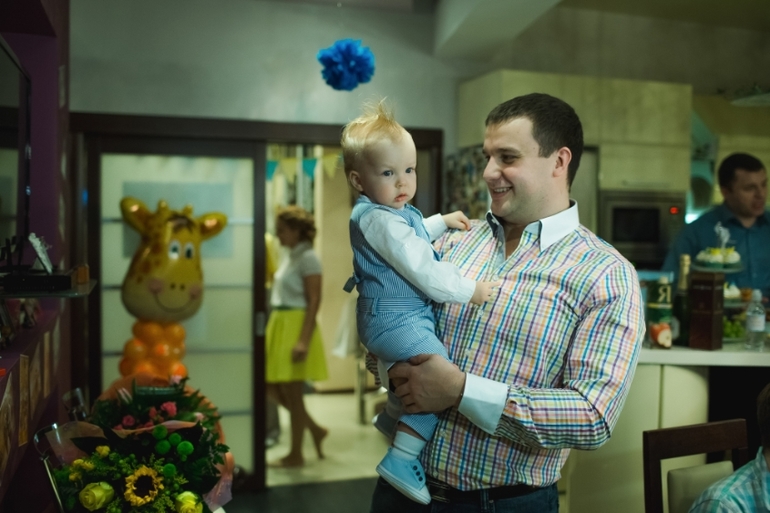 Первый день рождения Тимофея!