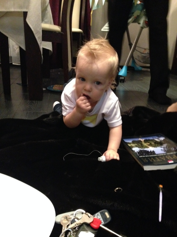 Первый день рождения Тимофея!