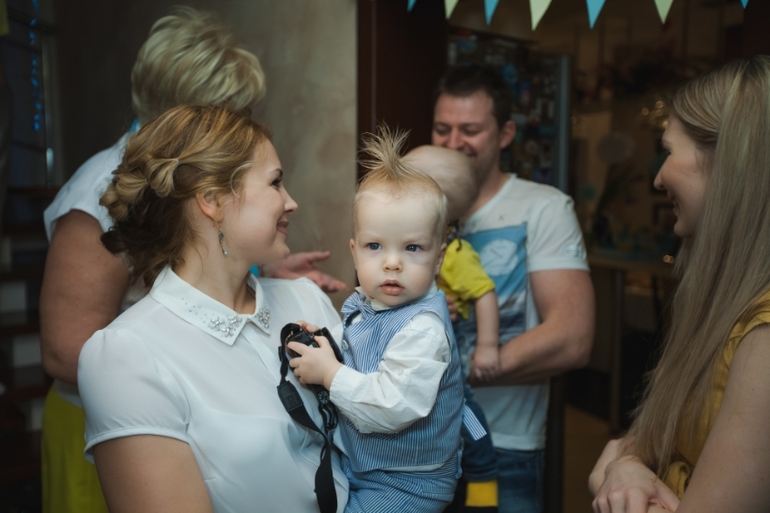 Первый день рождения Тимофея!