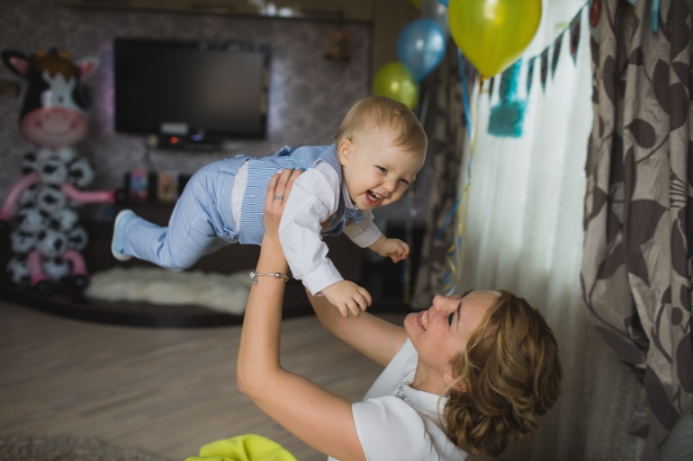 Первый день рождения Тимофея!