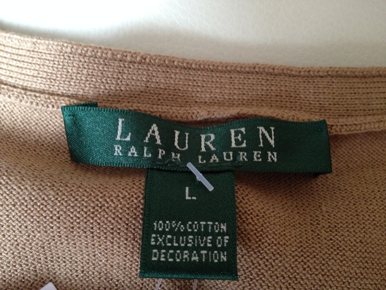 Ralph Lauren кардиган, новый. р. L,ОРИГИНАЛ