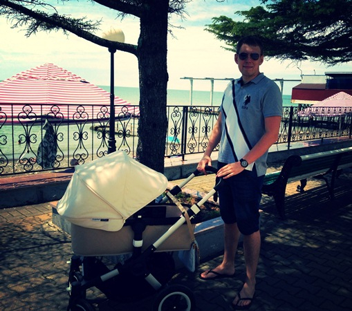 Наша первая прогулка с Bugaboo Buffalo