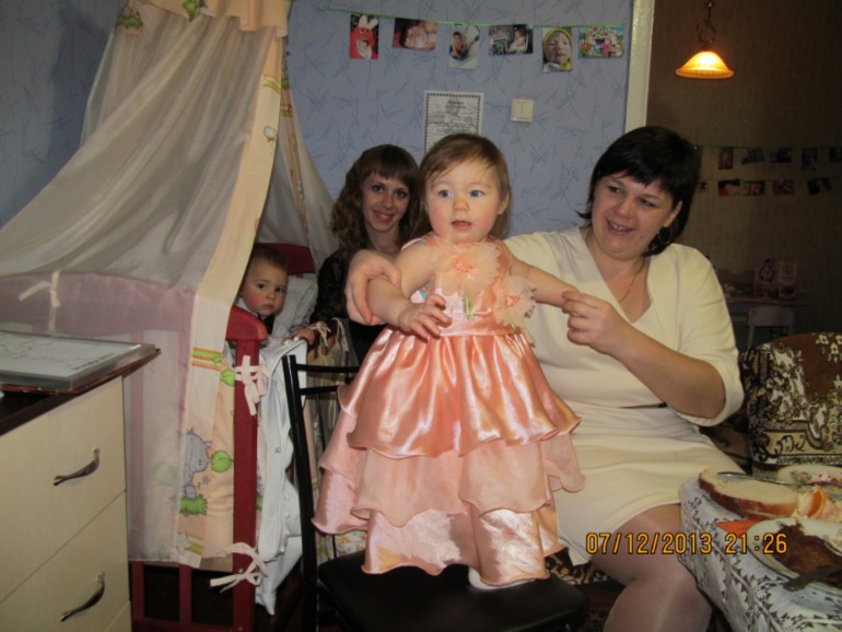 Первый день рождения моей дочери