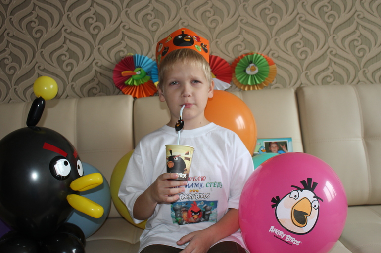 День рождения в стиле Angry birds