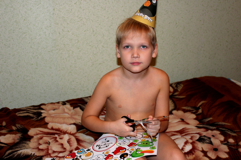 День рождения в стиле Angry birds