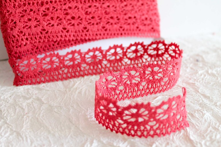 Льняное кружево на метраж