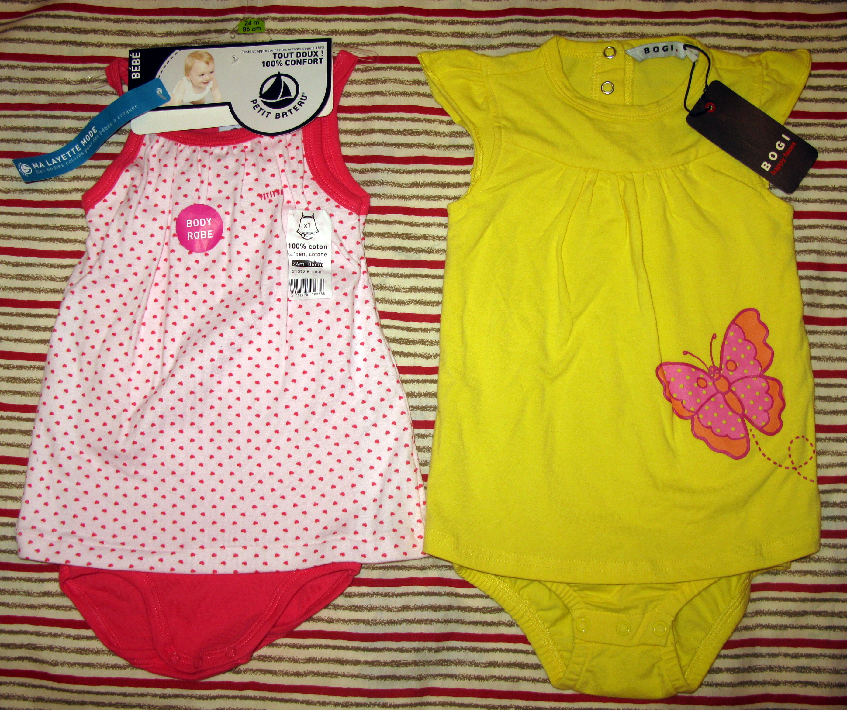 Новые платья-боди Bogi, Petit bateau