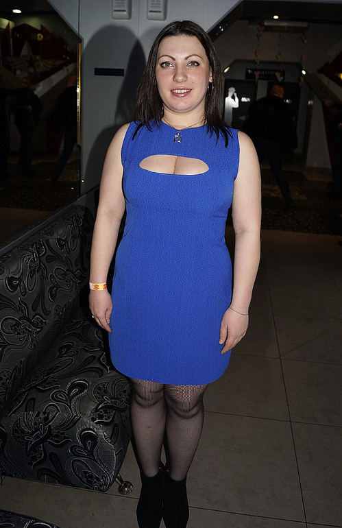 Синее платьеце.