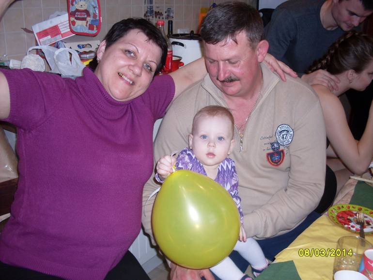 Вот и мы отметили годовасие Ксюнечки...