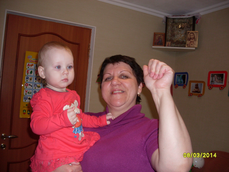 Вот и мы отметили годовасие Ксюнечки...