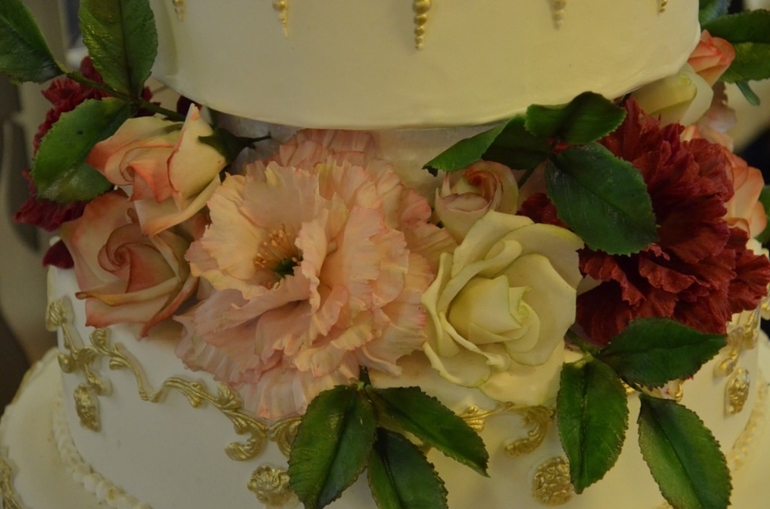 Свадебный торт в стили