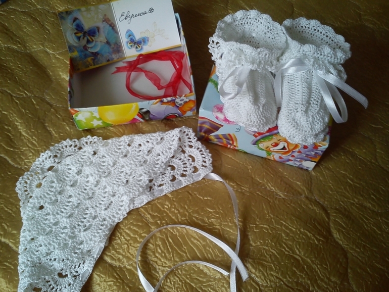 Обмен рукоделочками с Евушкой)))