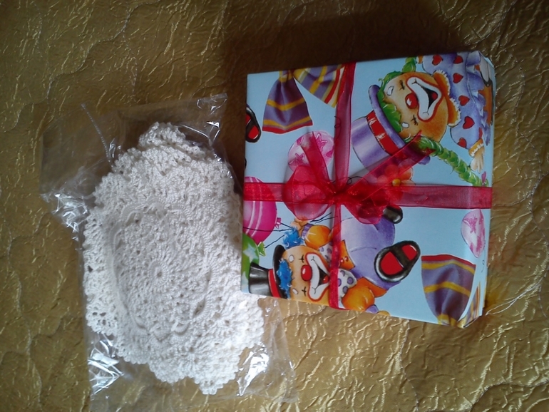 Обмен рукоделочками с Евушкой)))