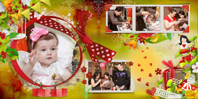 Первый день рождения Софии.Часть вторая ,праздник...