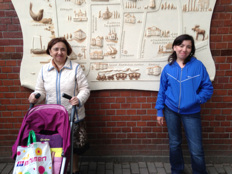 на отдыхе.типа)