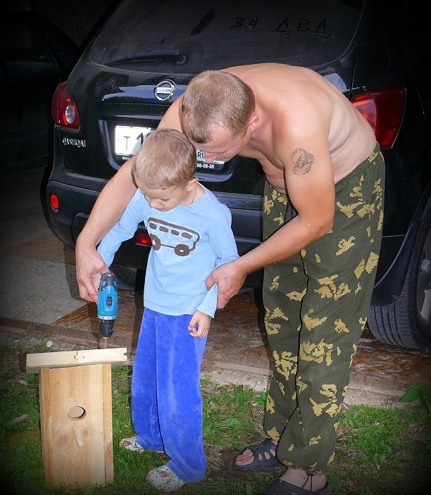Легко ли быть мамой? - Да! Если рядом есть хороший папа. измен