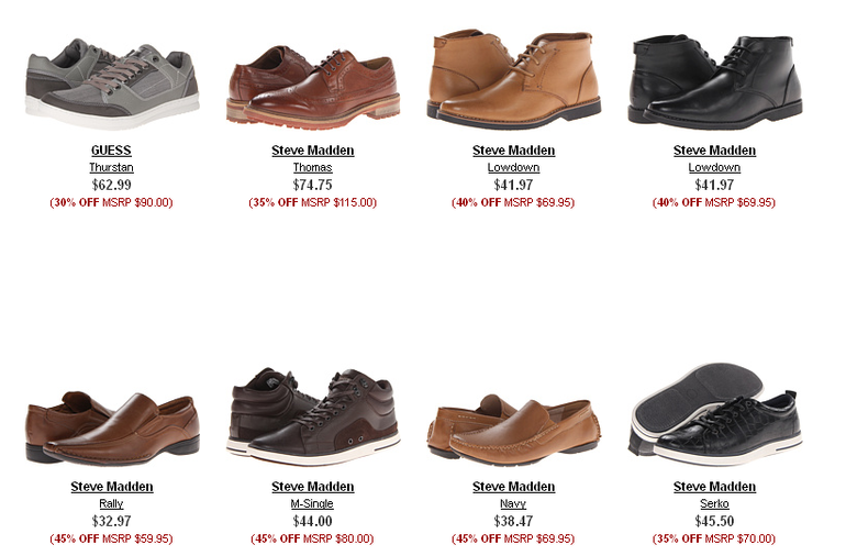 Распродажа БРЕНДОВ мужской ОБУВИ (Tommy Hilfiger, Kenneth Kole, GUESS и др.)