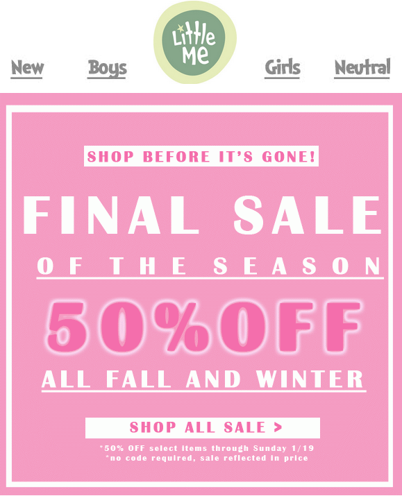 Little Me одежда для малышей. Скидки 40%