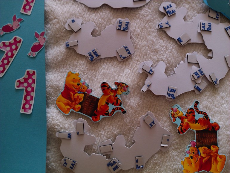 Наши пригласительные на годик готовы! (как и обещала, рассказываю как делала их)