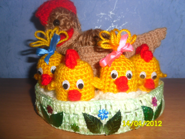 Наша поделка в садик на пасху