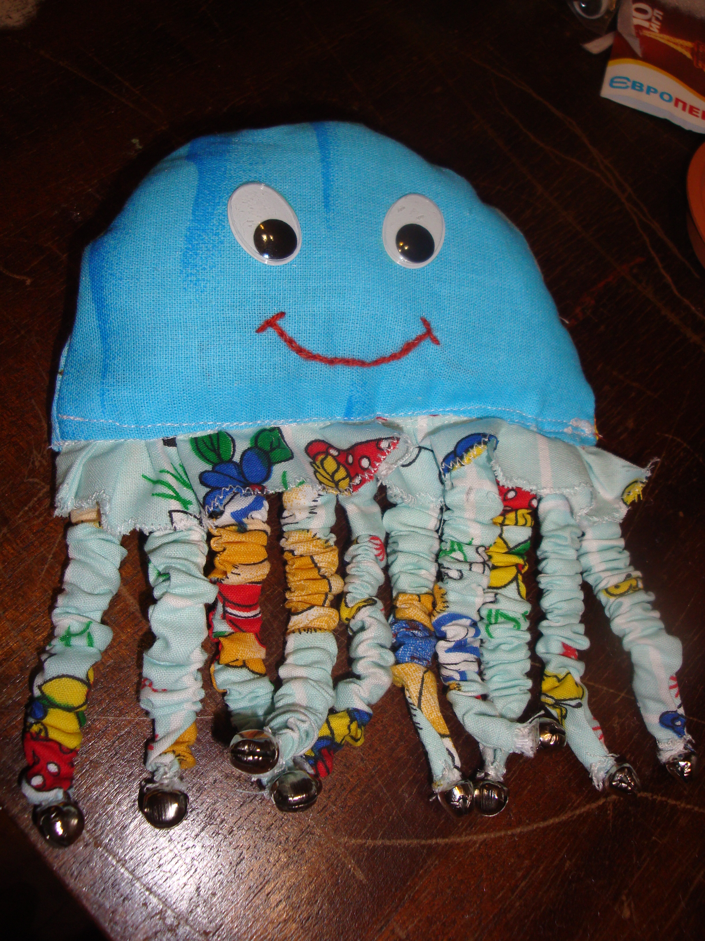 МК развивающей игрушки "Осьминожек" (много фото)