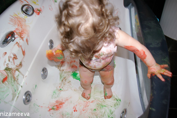 Ванна как холст