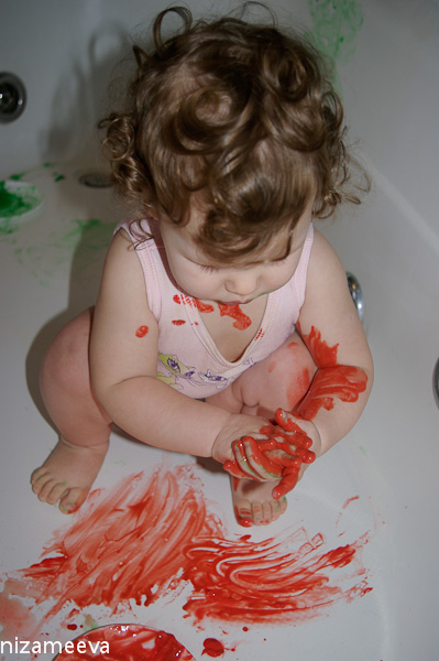 Ванна как холст