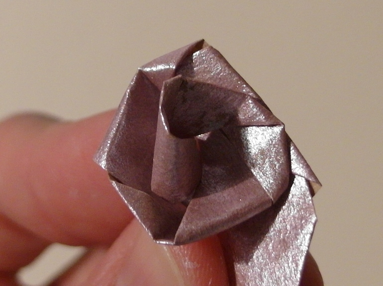 как своими руками сделать розу для скрап-открытки