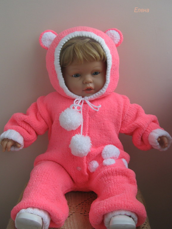 Свяжу на заказ детские костюмы и комбинезоны.