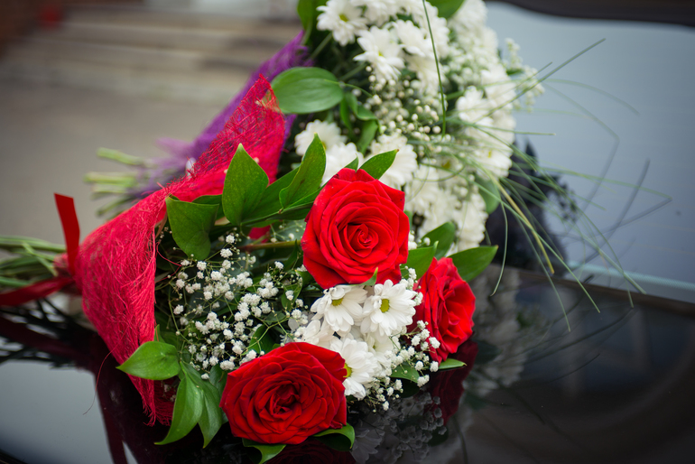 Долгожданная выписка из роддома)