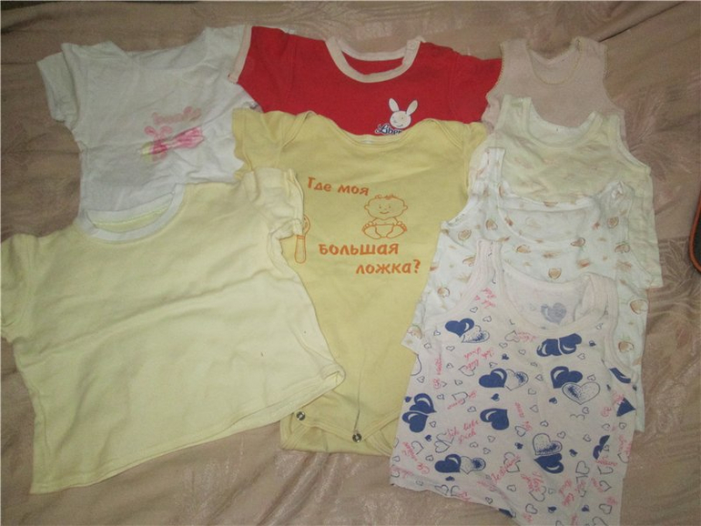 пакет одежды на девочку 86