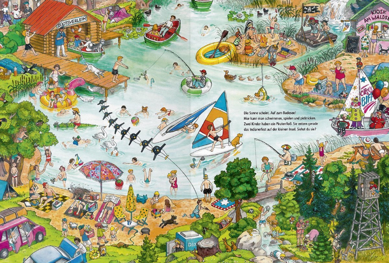 Сканы виммельбухов для скачивания.