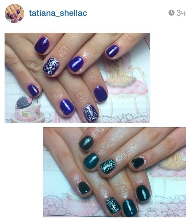 МАНИКЮР С ПОКРЫТИЕМ SHELLAC!!