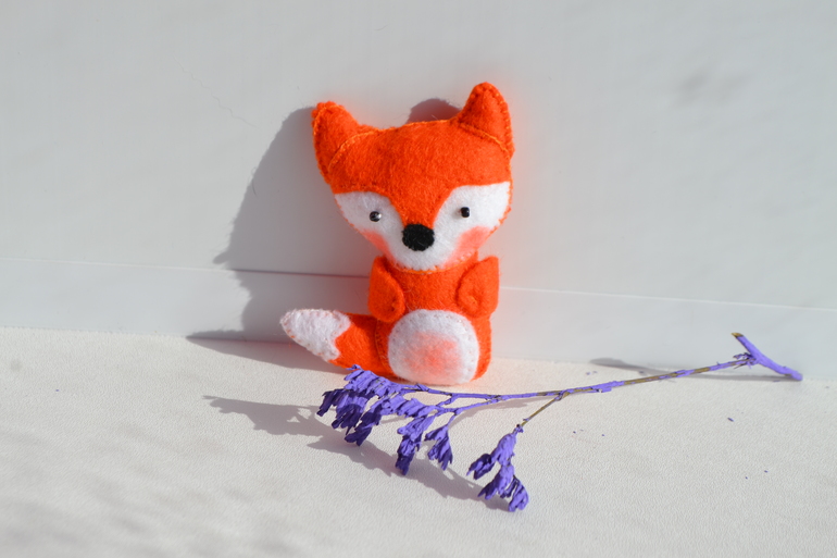 Первые фетрушки в моем исполнении