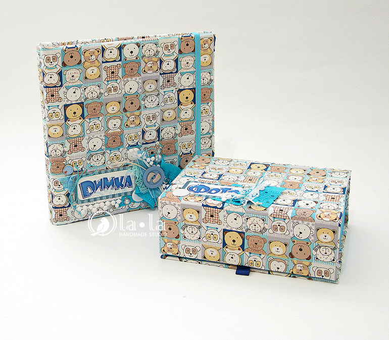 альбом и фотобокс для сынулика))