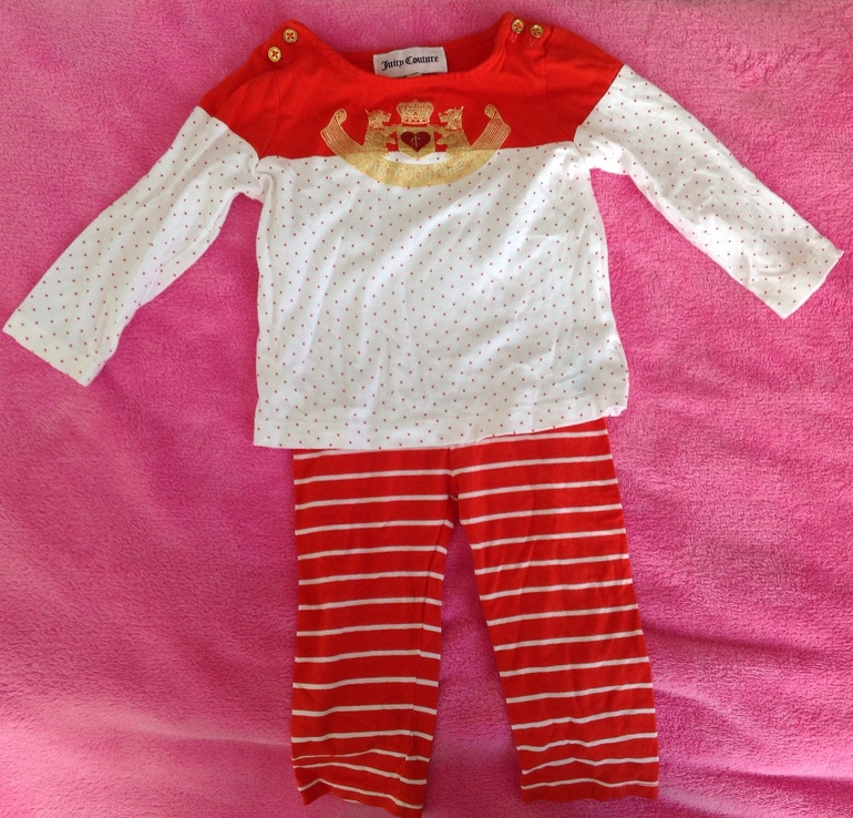 Пристрою Платье Ralf Lauren и костюм Juicy Couture 6-9 мес б/у