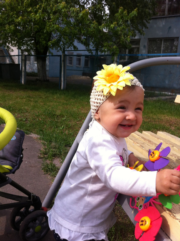 Надюльке 9,5 месяцев