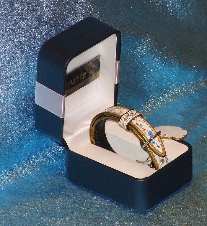 Ошейник с росписью