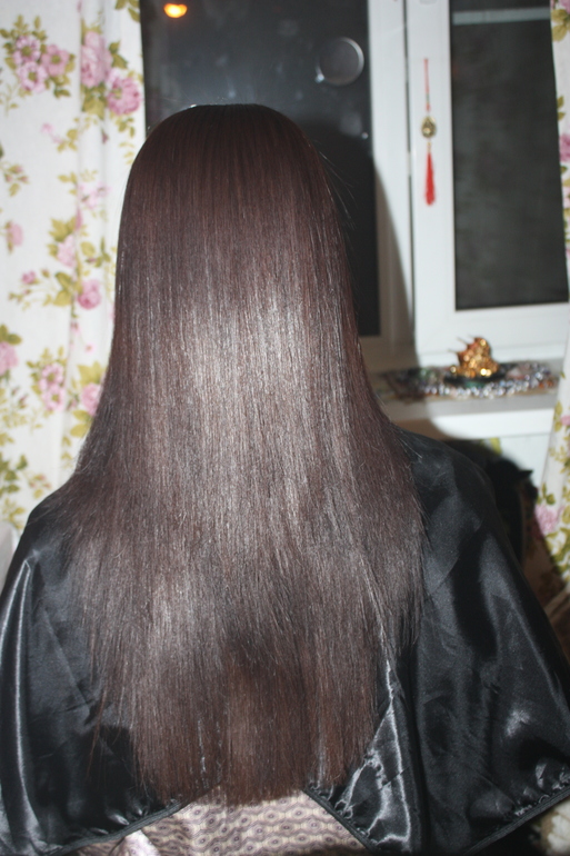 Девушки приглашаю на процедуру кератиновое выпрямление и лечение волос!