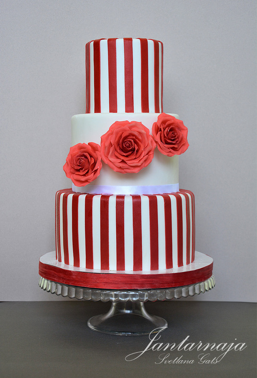 Свадебный с розами