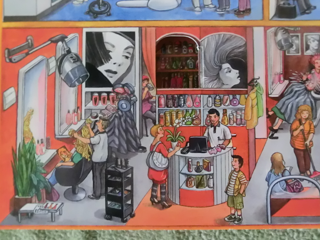 И снова виммельбухи или дом с окошками от Анны Сьюз