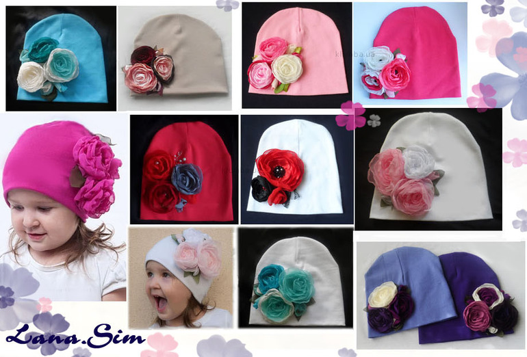 Эксклюзивные аксессуары для волос: ПОВЯЗКИ на голову, ШАПОЧКИ, ЗАКОЛКИ, БРОШИ для Маленьких Модниц.