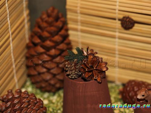 Тематическое занятие Шишки