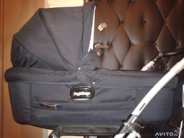 Продаю коляску люлька Peg-Perego Culla-auto. цвет zaffiro