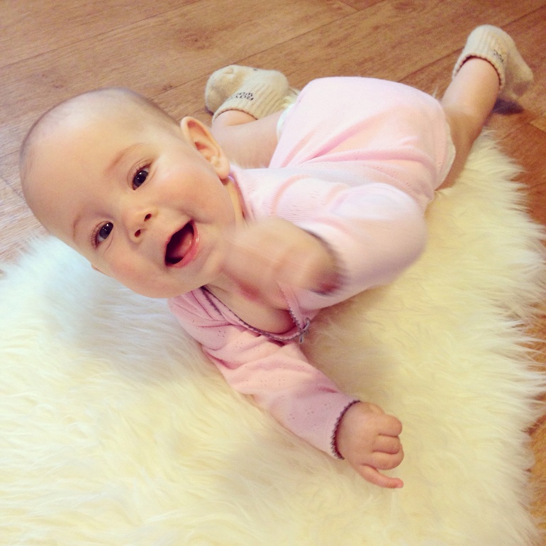 Полгода доченьке!