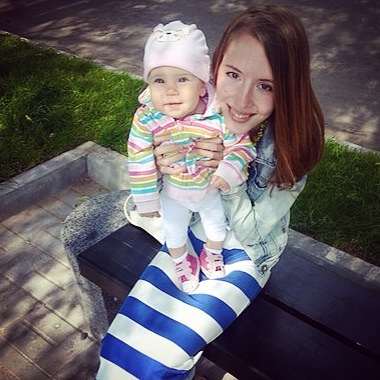 Полгода доченьке!